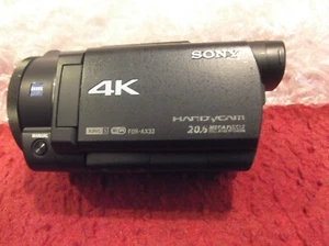 Sony Handycam FDR-AX33 4K 20.6MP Wi-Fi Camcorder - Black "MUST READ" - Picture 1 of 12