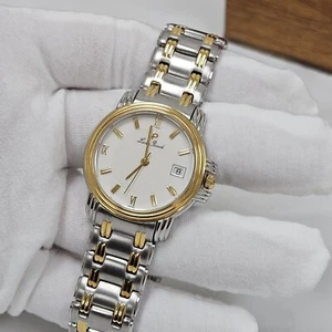 Lucien Piccard Men’s Two-Tone Dress Wrist Watch Elegant Swiss Made Date W Box - Picture 1 of 20