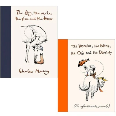 Woman,Mink,Cod Donkey, Boy,Mole,Fox Horse Charlie Mackesy 2 Books Set Hardcover  - Image 1 of 3