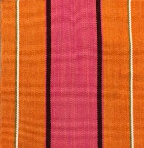 MANUEL CANOVAS Vence Rose Indien Stripe Remnant New - Picture 1 of 1