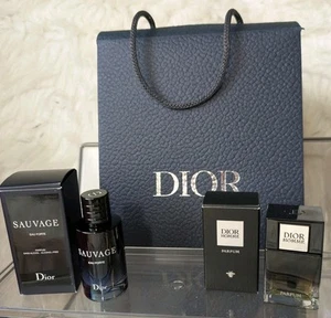 Dior SAUVAGE Eau Forte Parfum 10ml & Dior Home PARFUM 7.5 ml Mini Splash Dabber - Picture 1 of 12