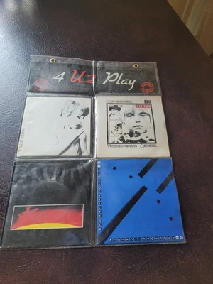 U2 4 7" singles in clear covers - Image 1 of 2