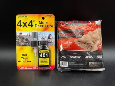 Wildlife Research 4x4 Mule Deer Lure & Allen Field Dressing Bag Kit de caza Foto 1 de 4