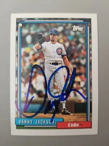Danny Jackson #619 signed autograph auto 1992 Topps Baseball Trading Card - Picture 1 of 4