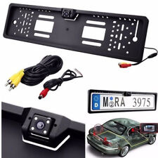 License Plate Holder With Video Camera Reverse Reversing 4 LED Car Vision Night