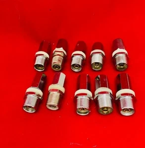 10 pk SO-239 TO 3/8" x 24 threaded stud antenna mount ham/fire sticks - Zdjęcie 1 z 4