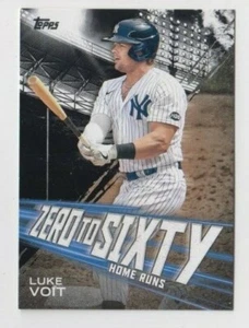 Luke Voit 2021 TOPPS SERIES 2 SIGNIFICANT STATISTICS BLACK PARALLEL /299 YANKEES - Picture 1 of 1