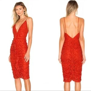 Lovers + Friends Sylvia Midi Kleid rosa Gr. Small - Bild 1 von 11