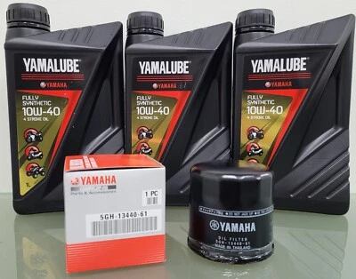 Yamaha Tenere 700 Service Kit Oil Filter 5GH-13440 Yamalube Fully Synthetic oil - image 1 of 3