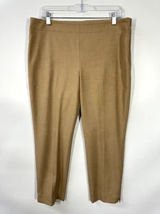 Talbots Petites Anzughose für Damen Größe 14P braun klassisch seitlicher Reißverschluss Karriere - Bild 1 von 11