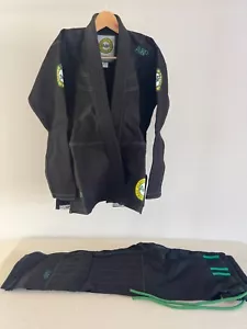 Albino & Preto Batch #1 Black Jiu Jitsu Gi Size A1 2012 1st Release OG BJJ VTG - Picture 1 of 14