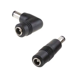 Netzteil-Adapter gerade/abgewinkelt für DC-Hohlstecker, 5,5/2,1mm & 5,5/2,5mm IN - Bild 1 von 17