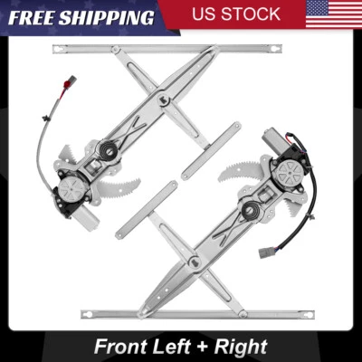 Front Left Right Power Window Regulator with Motor for 96-00 Honda Civic Coupe - Image 1 of 4
