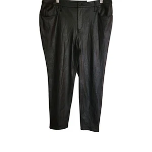 Chico's Pants Women's 3R Reptile 5 Pocket Vegan Party Funk Rock Club Nightlife - Picture 1 of 12