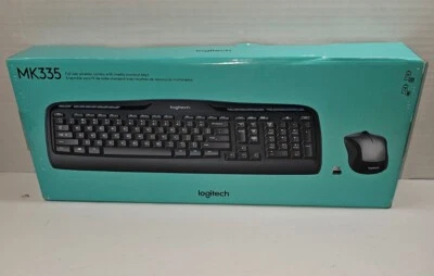 NEW Logitech MK335 Wireless Keyboard Mouse Combo, Black 104 Keys for PC & Laptop - Image 1 of 4