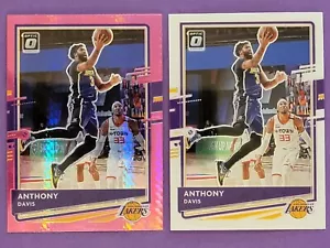Anthony Davis 2020-21 Panini Donruss Optic #125 con prizm rosa Los Angeles Lakers - Foto 1 di 5