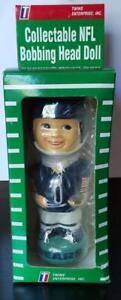 1990s Chicago Bears 7 1/2" Bobbing Head Doll New in Original Box..New/Old Stock