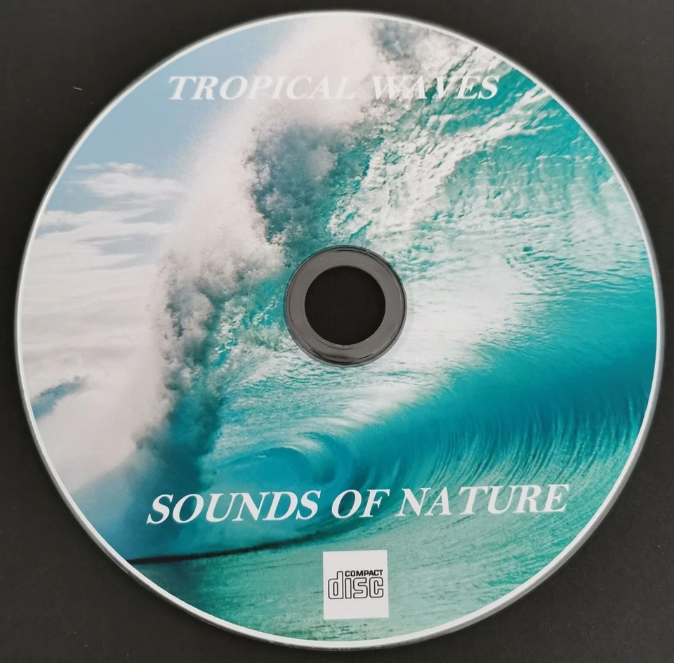 Natural Sounds of Tropical Waves CD- Relaxation, Stress Relief, Deep Sleep  - Image 1 of 1