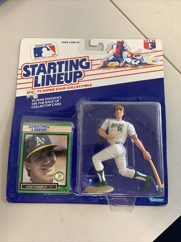 Jose Canseco 1989 Starting Lineup Oakland A's Athletics Kenner MLB Box 41 Cover