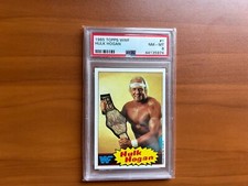1985 Topps WWF #1 Hulk Hogan Rookie Card PSA 8 NM-Mint