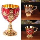 Perfect for Special Occasions - 30ml Capacity Vintage Metal Wine Glass Goblet