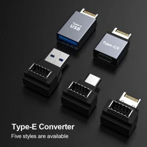 Motherboard Type E to USB Adapter Desktop Computer PC Connector Part (B) - Afbeelding 1 van 6