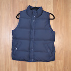 J. Crew Puffer Vest Women's Small Blue Mountain Down Feather Fill 49144 Preppy