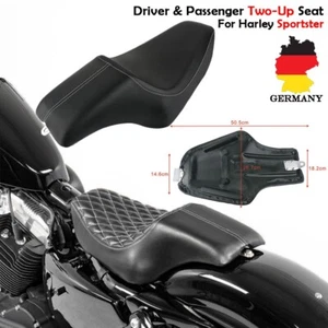 Kierowca + pasażer Podwójna ławka do Harley Sportster 883 Custom XL883 2004-2017 - Zdjęcie 1 z 8