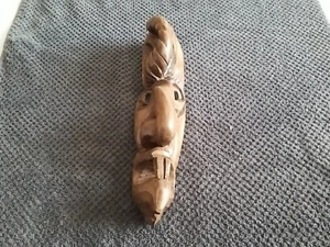 Wooden DEVIL EVIL traditional Handmade Hand Crafted VINTAGE OLD RARE CARVED - Imagen 1 de 12