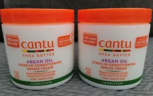 Cantu-Shea Butter, Argan Oil Leave-In Conditioning Repair Cream 3-in-1 Multi Use - Picture 1 of 3