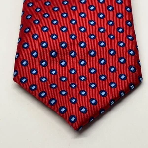 Chaps Clip On Tie Ralph Lauren Red with Polka Dots Tie 14” Boys - Picture 1 of 10