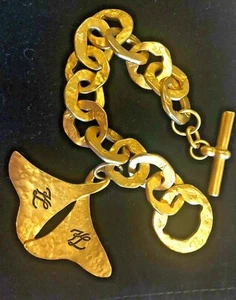 Pulsera Vintage Karl Lagerfeld Alta Costura Pasarela Firmada - Imagen 1 de 7