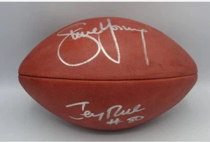 Steve Young Jerry Rice Signed Official NFL Football San Francisco 49ers Auto JSA - Picture 1 of 3