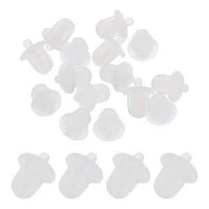 15 pièces 6,35 mm couverture conduit port prise audio PC DVD prises microphone capuchons, transparentes - Photo 1 sur 7