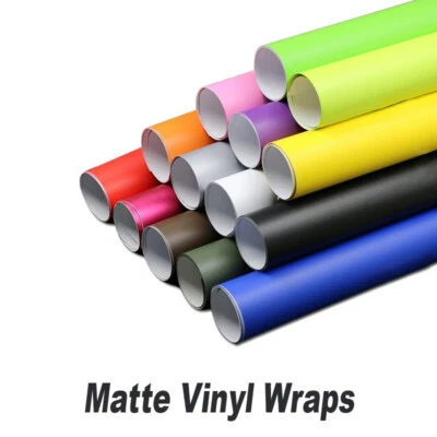 Car vinyl wrap Sheet sticker film Metallic Matte Satin AirFree  Auto Wrapping UK - Image 1 of 4