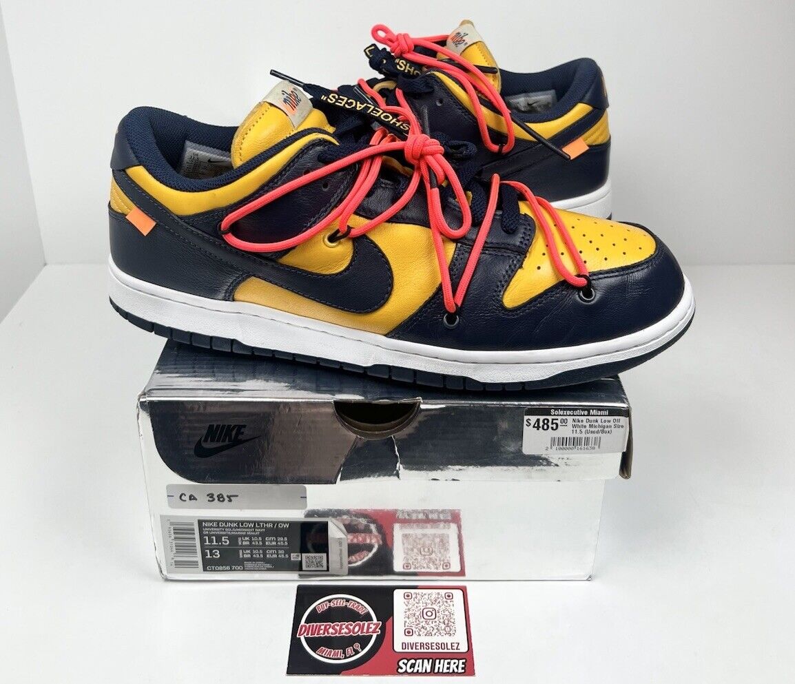 Nike Dunk Low x OFF-WHITE University Gold 2019 for Sale Nike Dunk Low x OFF-WHITE University Gold 2019 for Sale