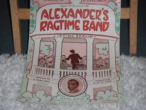 Partitura vintage de Irving Berlin ""Alexander's Ragtime Band"" 1938 - Imagen 1 de 3