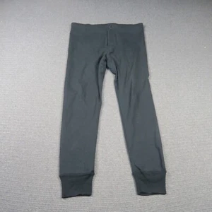 Bassike Womens Jogger Pants Medium 32W 28L Black Base Layer Organic Thermal - Picture 1 of 9