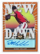 2020 Leaf Valiant ORANGE RC AUTO Bobby Miller #ND-BM1! Dodgers! Autograph! /75