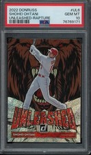 2022 Donruss Shohei Ohtani UL6 Unleashed-Rapture Insert MLB MVP PSA 10 Gem Mint