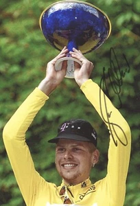 Jan Ullrich Original Signed Photo 20x30cm HAMMER MOTIF - Picture 1 of 1