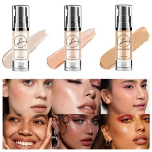 Liquid Foundation Bb Cream Concealer Makeup Cosmetics Langanhaltende > - Picture 1 of 15