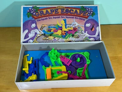 The Grape Escape Board Game Parker Brothers - Incomplete - Replacement Parts Lot - Image 1 of 4