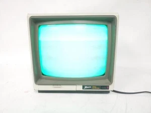 Vintage Zenith Data Systems ZVM-123 14" Green Monitor Halt Catch Fire Prop HACF - Picture 1 of 6