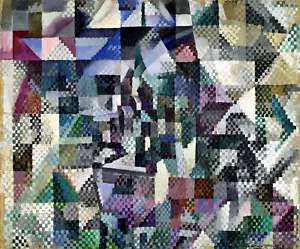 Fenster zur Stadt Nr. 3 Gemälde von Robert Delaunay Reproduktion - Bild 1 von 3