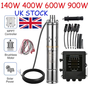 3" MPPT Regler Schraube Solar Wasserpumpe Tiefbrunnen Tauchbohrlochpumpe - Bild 1 von 18