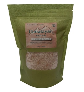 Aloha Bay Himalaya Badesalze unparfümiert 30 Unzen (Epson Salz angereichert) - Bild 1 von 1