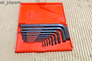 Allen Key Hex Set Of 9 Pcs (Size 1.5, 2, 2.5, 3, 4, 5, 6, 8,10 Mm) - Picture 1 of 13