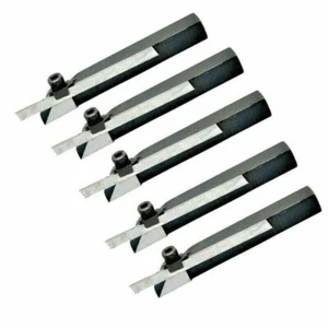 Mini Parting Lathe Tool Cut Off Holder 8 mm Shank With HSS Blade 5 PCs Set - Picture 1 of 3