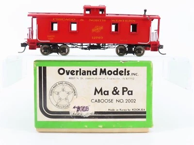 HO Overland BRASS CNW Chicago North Western Center Cupola Caboose #12793 -Custom - Image 1 of 4